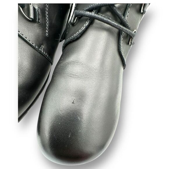 Propet Womens Delaney Zip Lace Up Leather Ankle Boots Black Size 11 - Picture 8 of 12